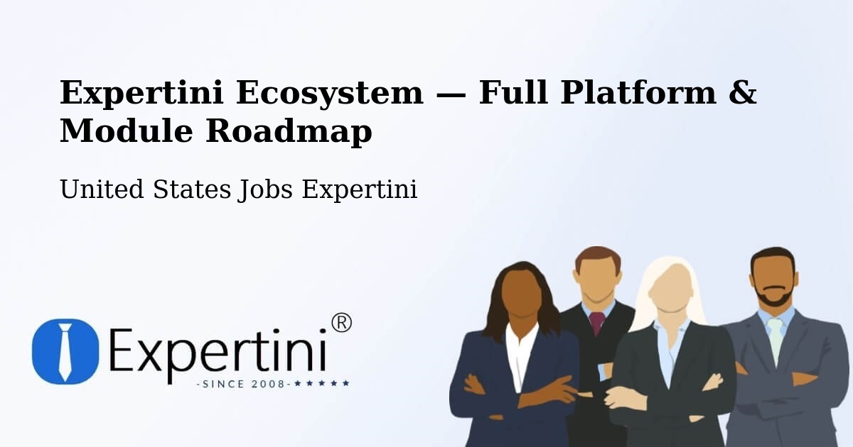 Expertini Ecosystem — Full Platform & Module Roadmap – Van Wert